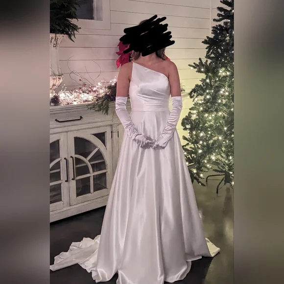 David's Bridal Dresses Db Studio Size White Wedding Pageant